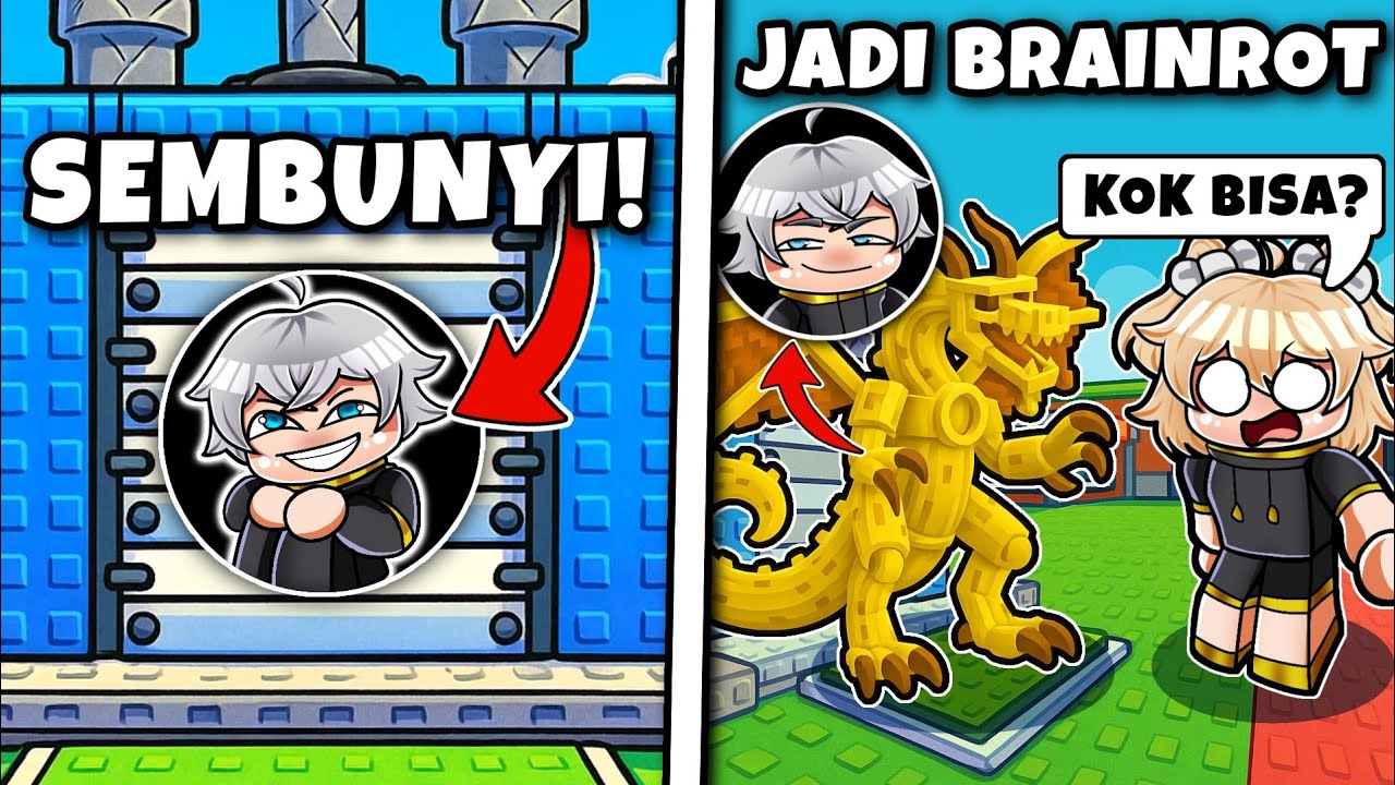 Sembunyi di Dalam FUSION MACHINE buat Prank Istri di Steal a Brainrot!