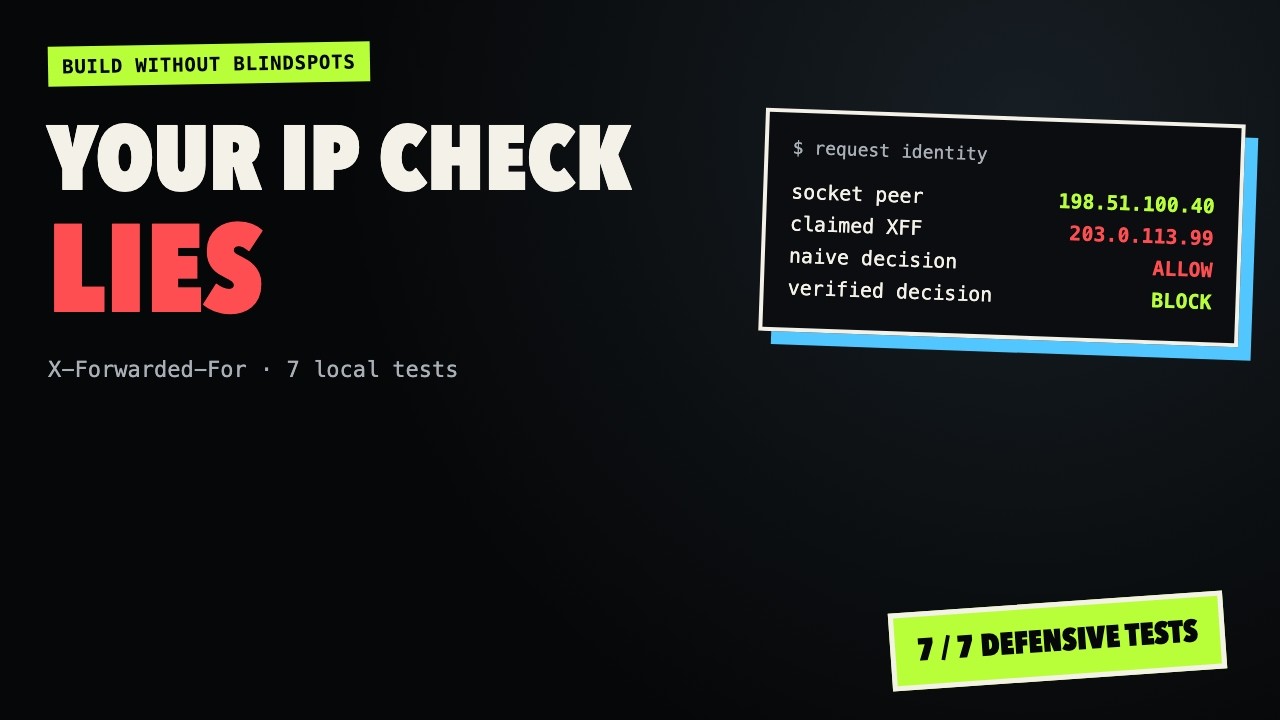 X-Forwarded-For Can Break Your Security: 7 Reverse Proxy Tests