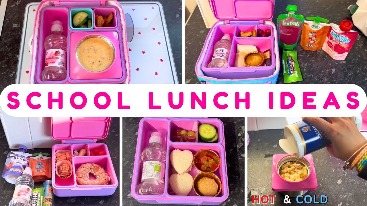UK SCHOOL LUNCH IDEAS | 5 DAYS OF EASY PACKED LUNCHES | HOT & COLD MEALS