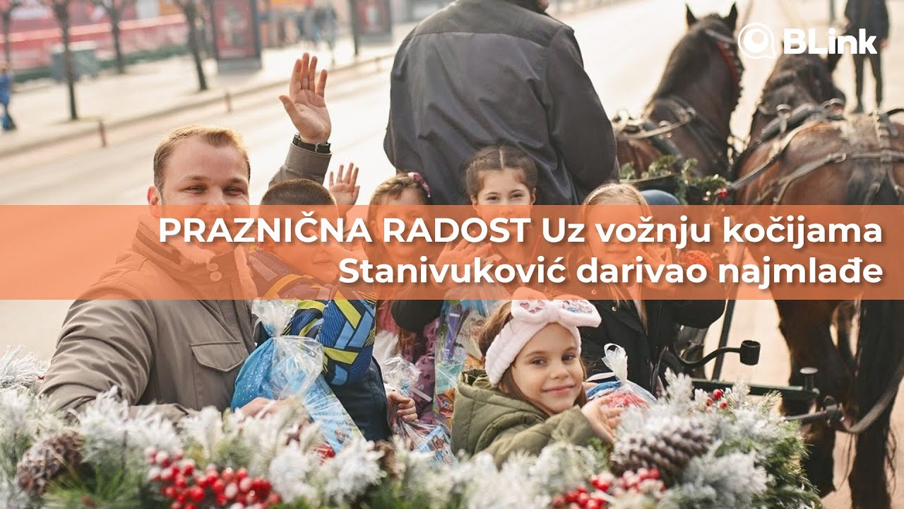 PRAZNIČNA RADOST Uz vožnju kočijama Stanivuković darivao najmlađe | Blink