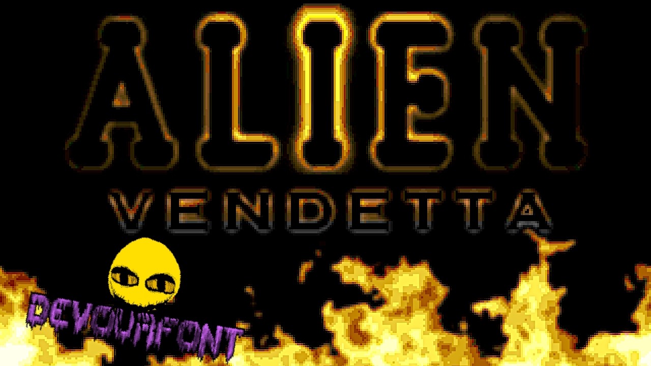 Alien Vendetta Midi Pack - DEVOURFONT