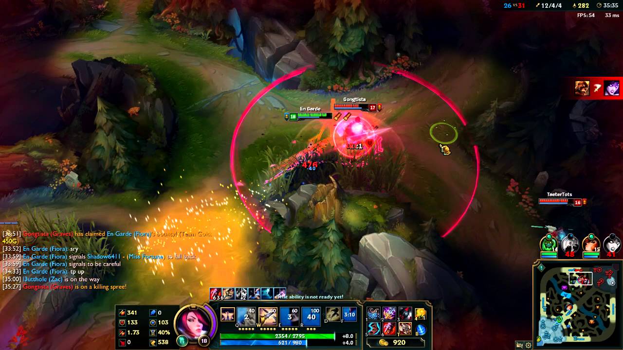 fiora 1v5 double kill