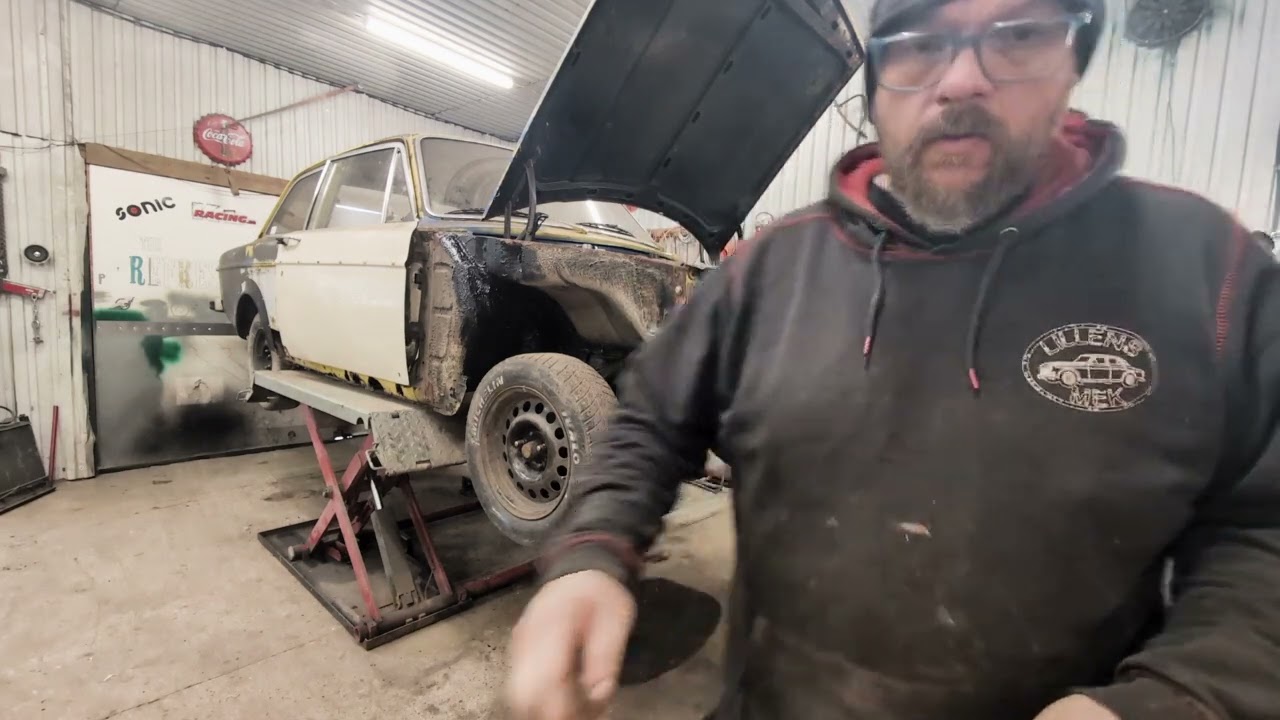 Volvo 142 Längsgående Balk Domkraftfäste.