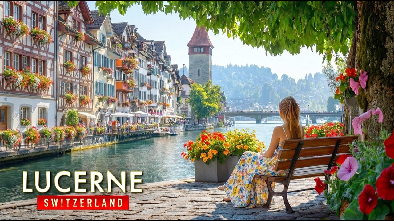 The Most Beautiful Swiss City? Absolutely 🇨🇭 | Lucerne Walking Tour 4K