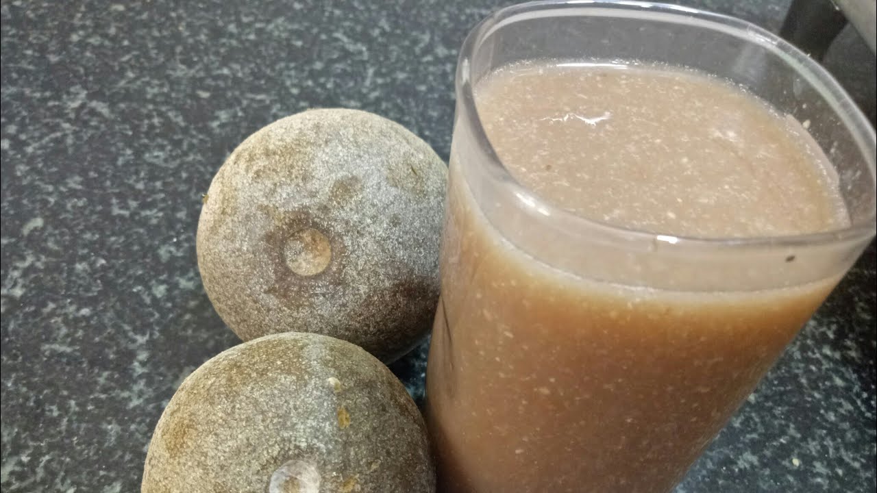 ಬೇಸಿಗೆ ಕಾಲದಲ್ಲಿ ಬೇಲ್ ಹಣ್ಣಿನ ಜ್ಯೂಸ್ ರುಚಿ /Belada hannu /wood apple juice-kannada recipes | Bela juice