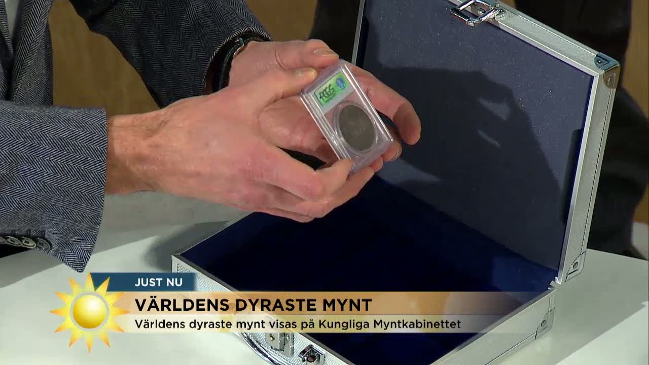 Världens dyraste mynt - Nyhetsmorgon (TV4)