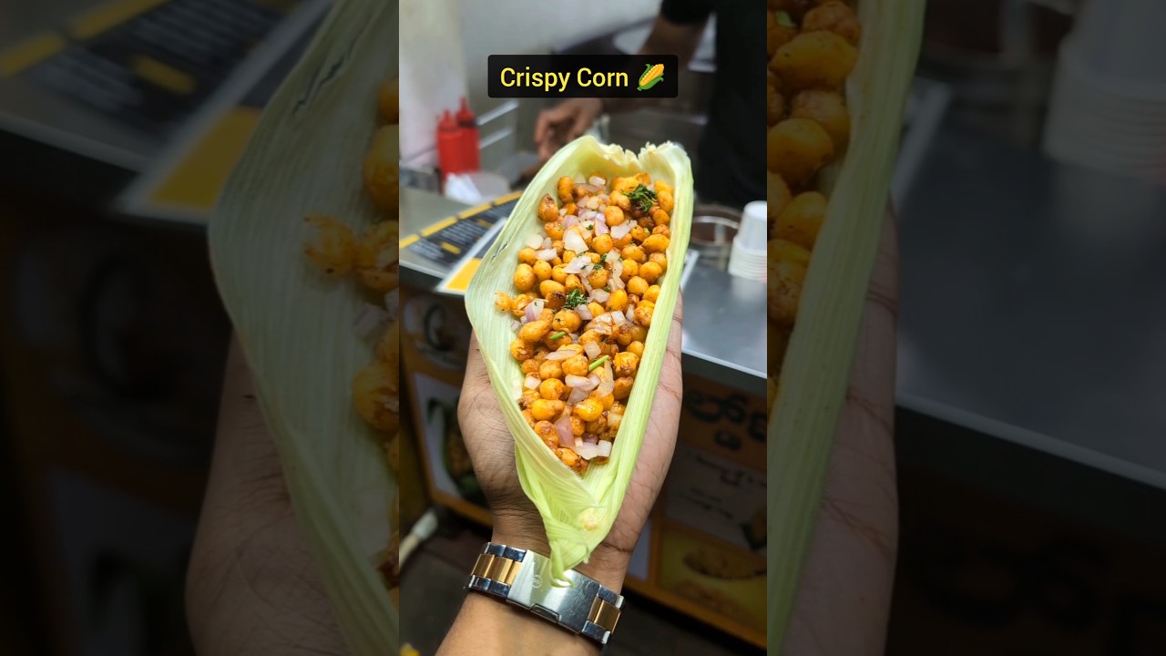 Bangalore Street Style Crispy Corn Chaat recipe 🤤🔥