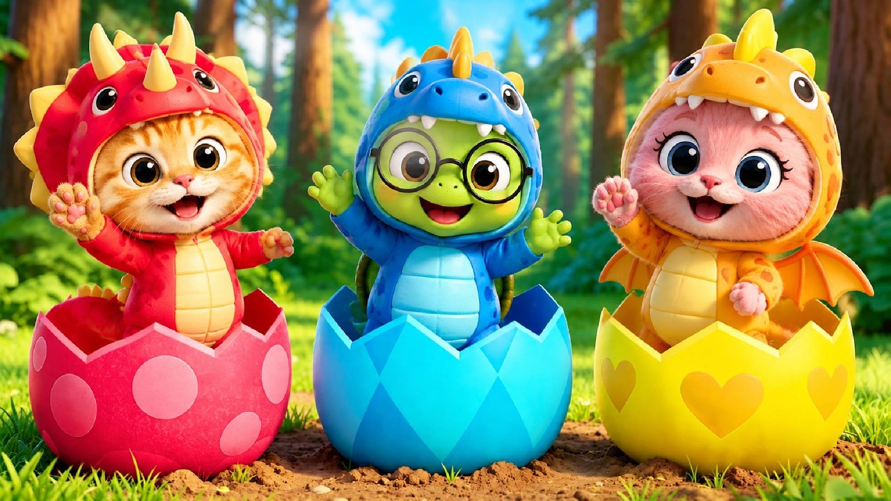 Baby's Dino Egg Adventure + MORE Toby Tunes Nursery Rhymes & Kids Songs
