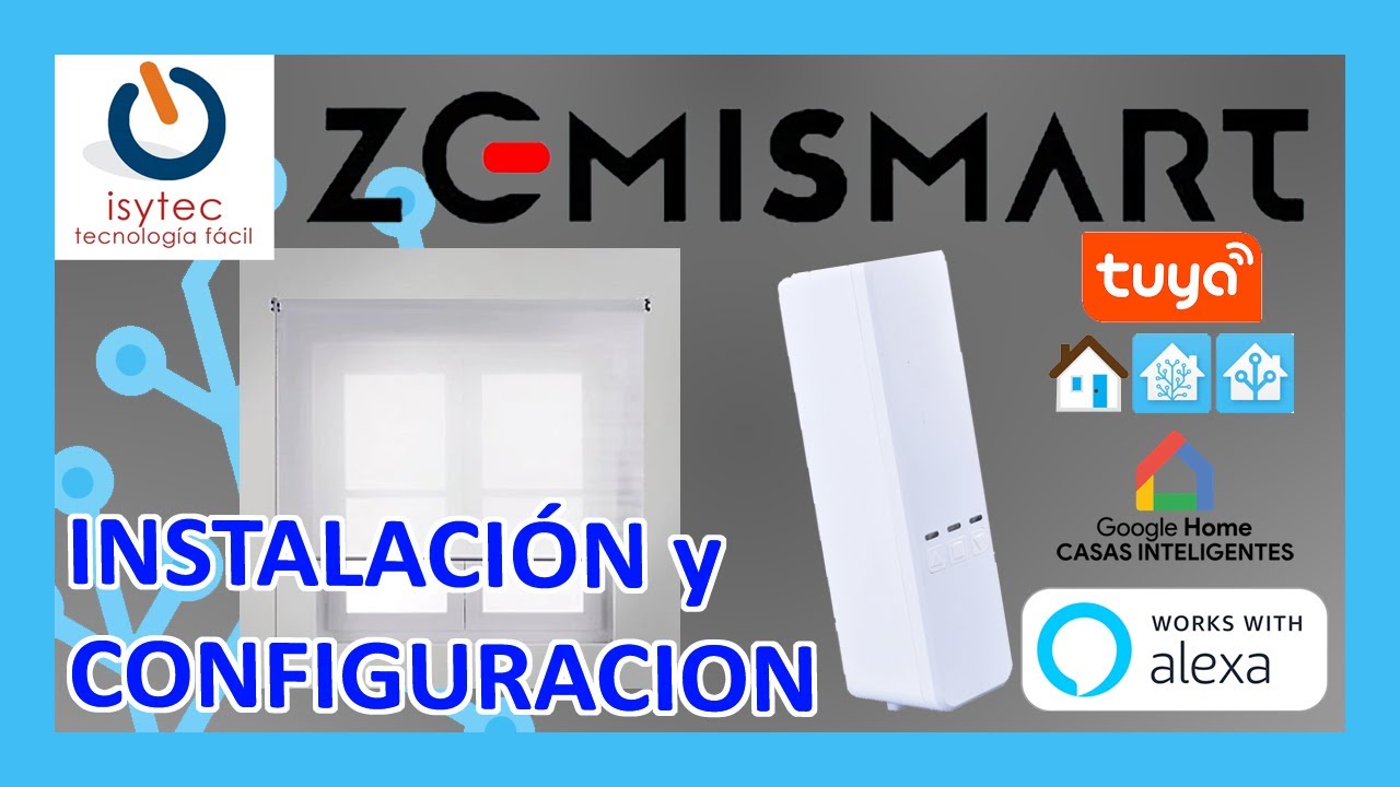 💙 Zemismart Blind Roller 🥇 El motor de cortinas BARATO 🏡♻🔴 INSTALACIÓN Y CONFIGURACION