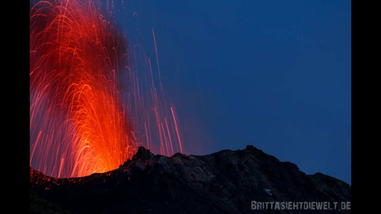 Stromboli Eruptionen