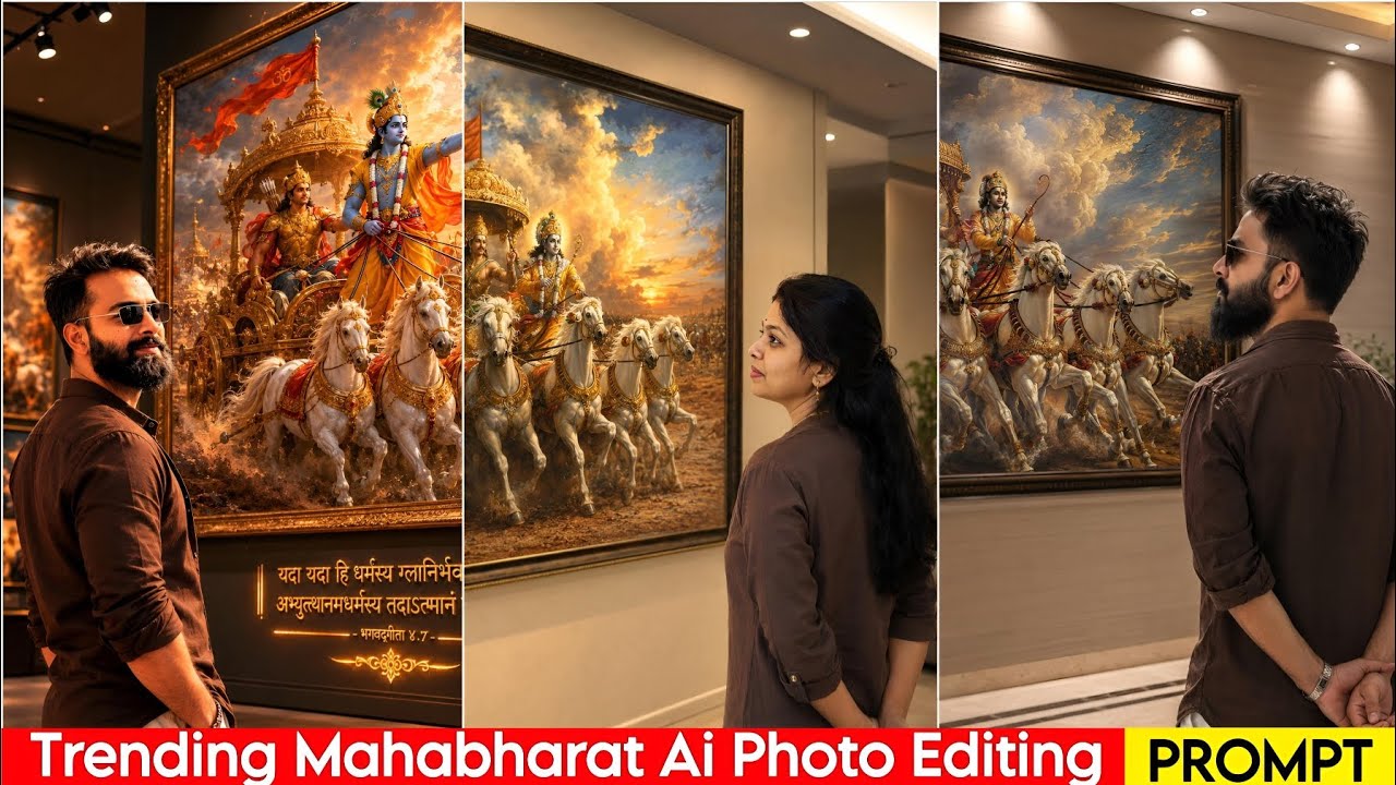Mahabharat Ai Photo Editing&nbsp; | Trending Ai Photo Editing | Instagram New Mahabharat Ai Prompt 