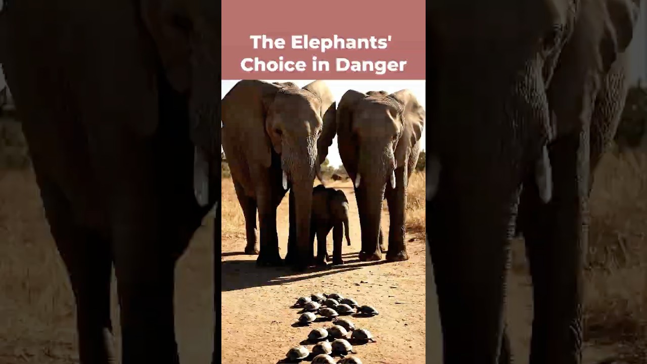 When the Elephants Suddenly Stopped #wildlife #shorts
