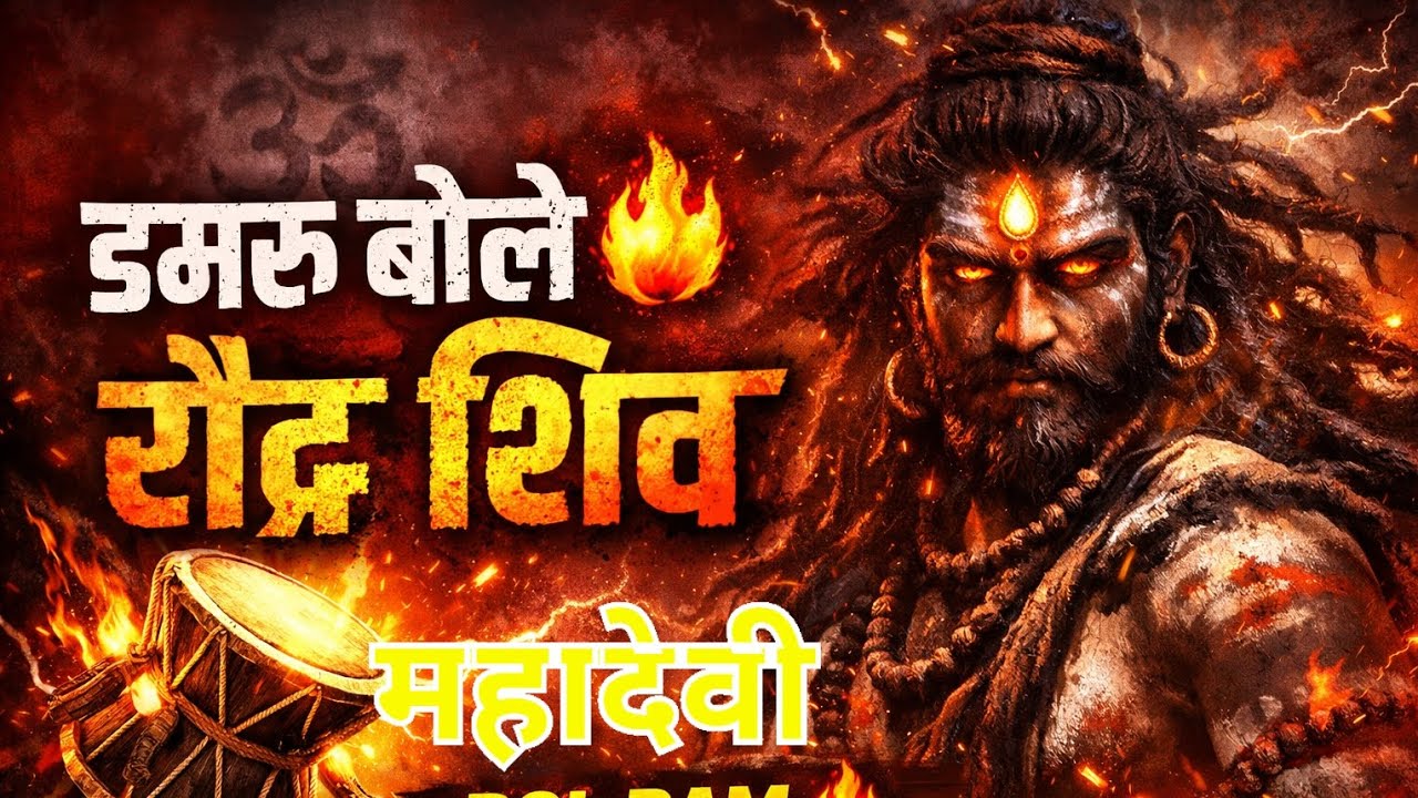 डमरू बोले – रौद्र शिव 🔱 | Mahadev Khatarnaak Song | Bol Bam | Har Har Mahadev | Shiv Bhajan #bhajan 