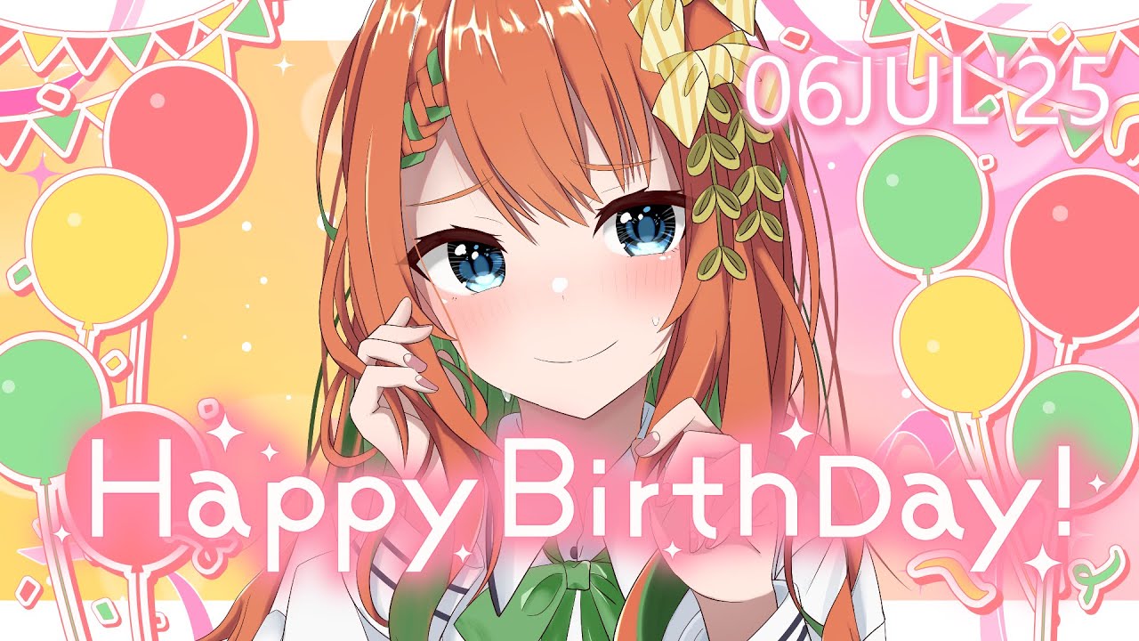 【Happy My Birthday】06 JUL ☆ JP/ES OK☆