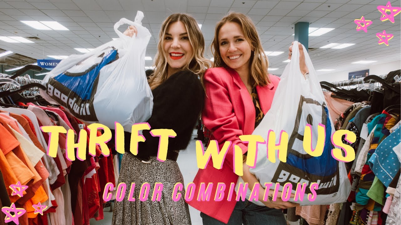 COME THRIFT WITH US || THRIFTING COLOR COMBINATIONS FT AMBER FROM RAGPEPPER