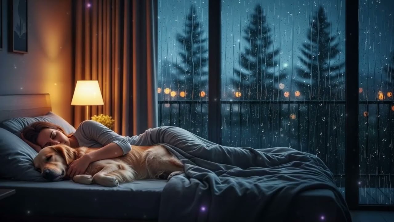 Relaxing Rain Music for Stress Relief & Sleep  8K