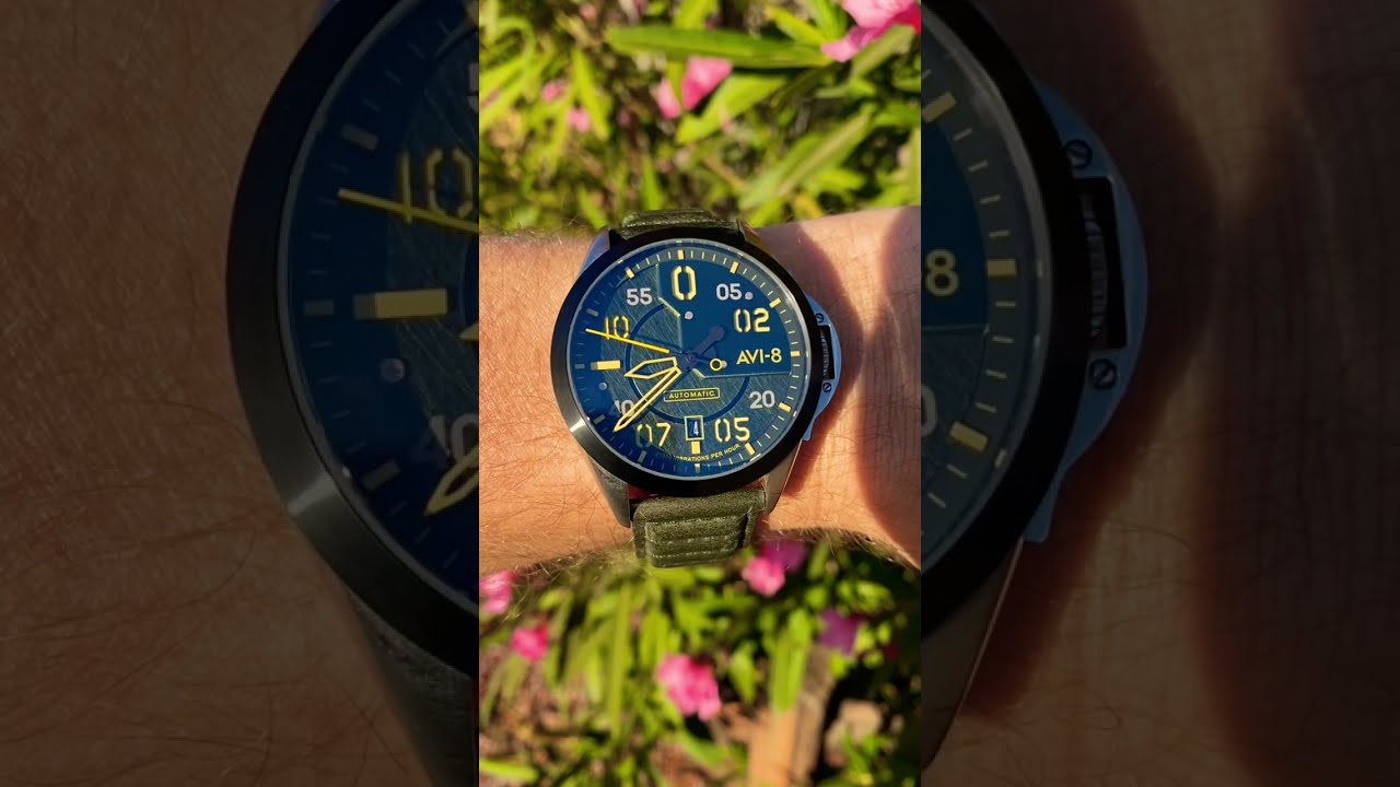 Watch Of The Day The Avi-8 P-51 Mustang Hitchcock! Turns Watch Of The Night! What&rsquo;s On Your Wrist!?