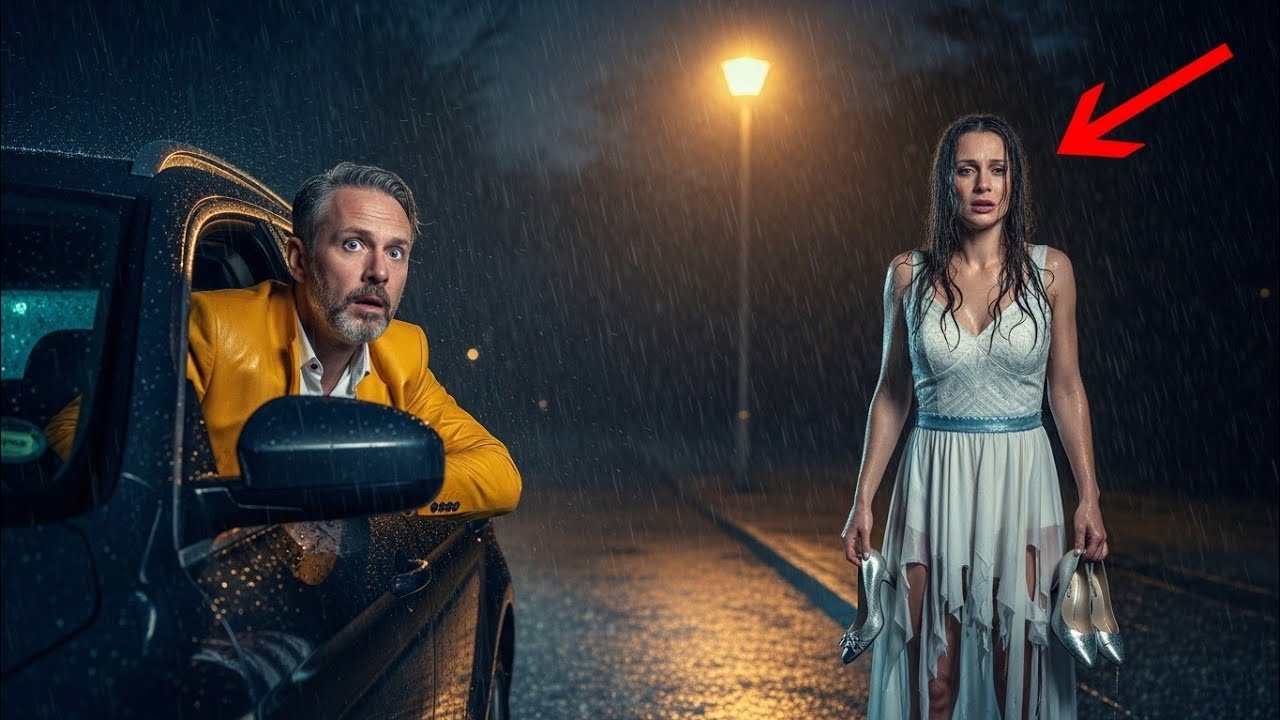 Single Dad Stops for a Woman in a Torn Dress — Then Learns She’s a Runaway Bride