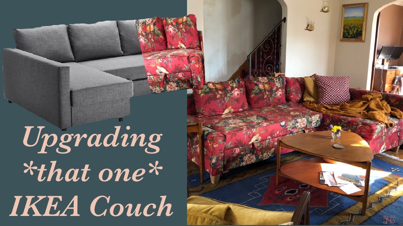 DIY Reupholstering ~that one~ IKEA couch for $250 *Vintage Inspired*