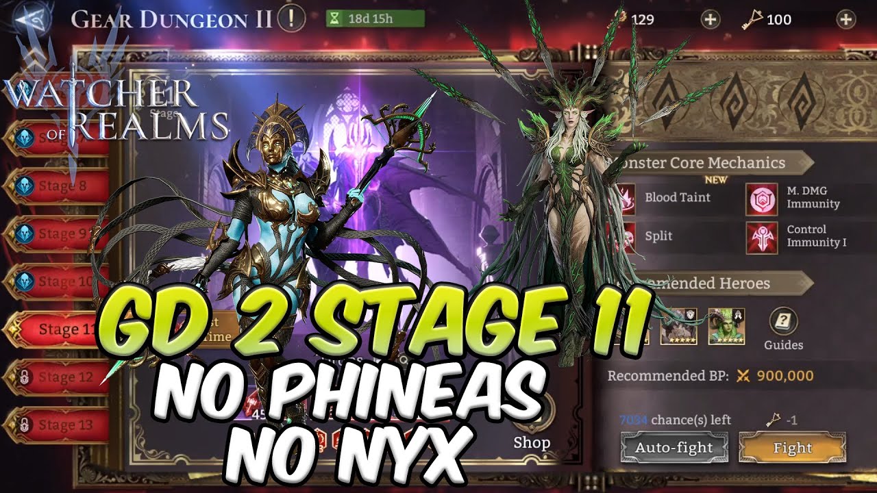 Gear Dungeon 2 Stage 11 | Watcher of Realms