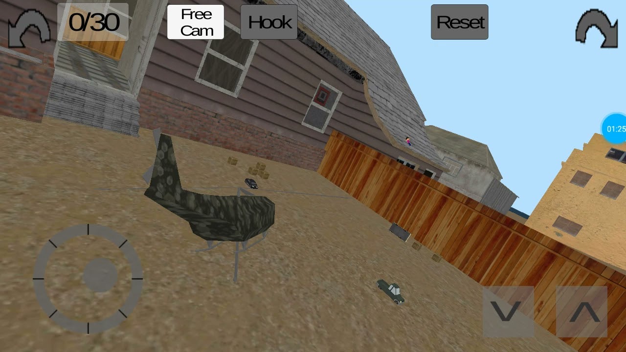 Playing R/C Heli