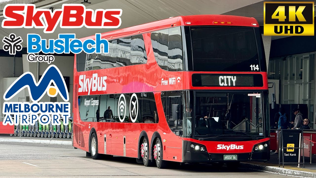 [Skybus Kinetic Group: City Centre to Melbourne Airport T1] Bustech CDi Australia Double Decker Bus
