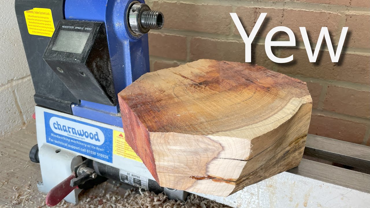 From Log to Luxury: Crafting a Yew Wood Bowl