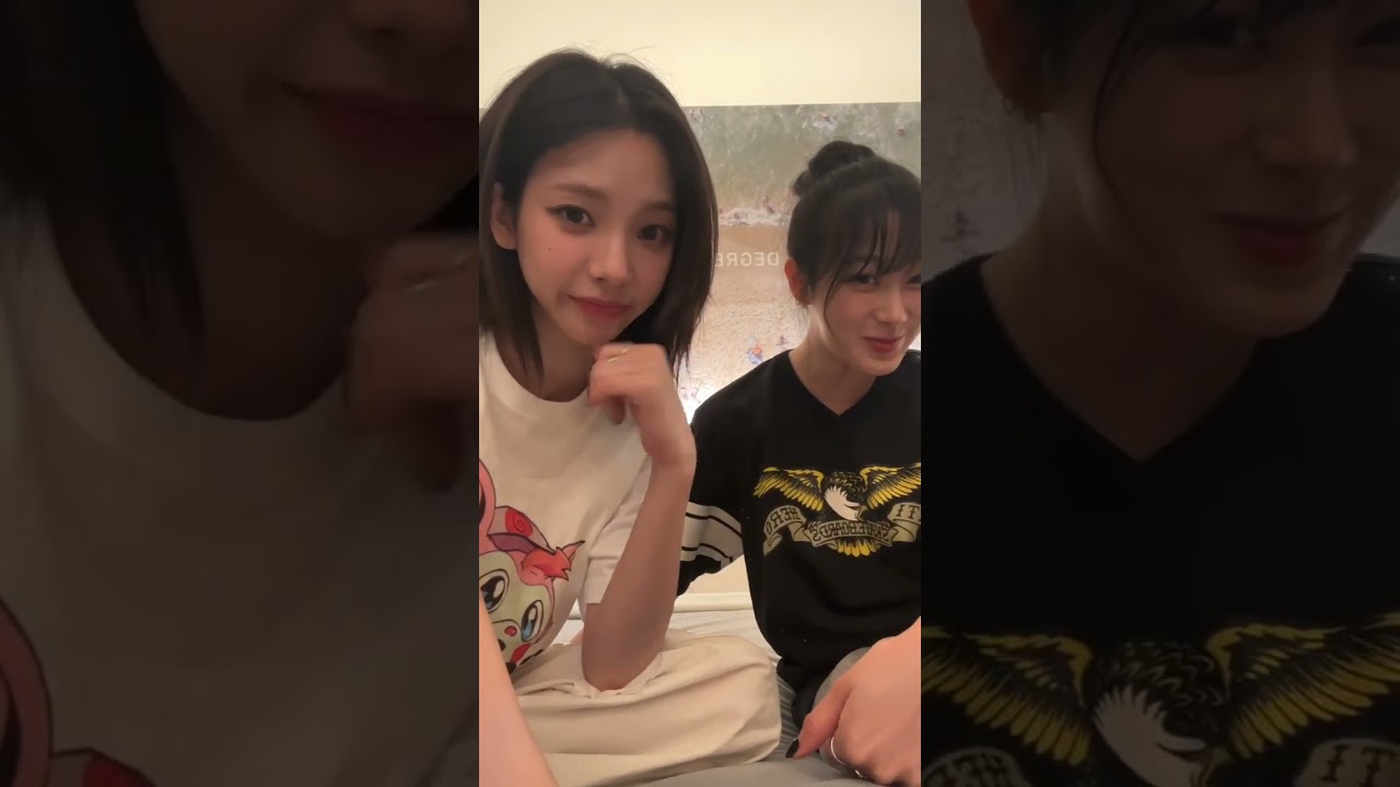 230817 에스파 카리나, 지젤 인스타 라이브 aespa Karina, Giselle Instagram Live