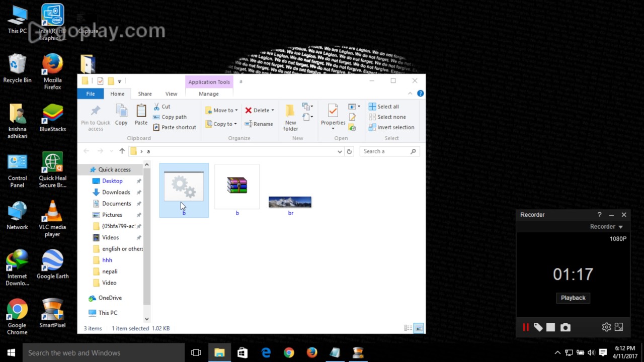 how to hide any files inside image files