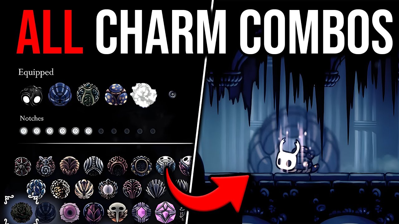 SECRET Charm Combos you might've missed... [Hollow Knight]