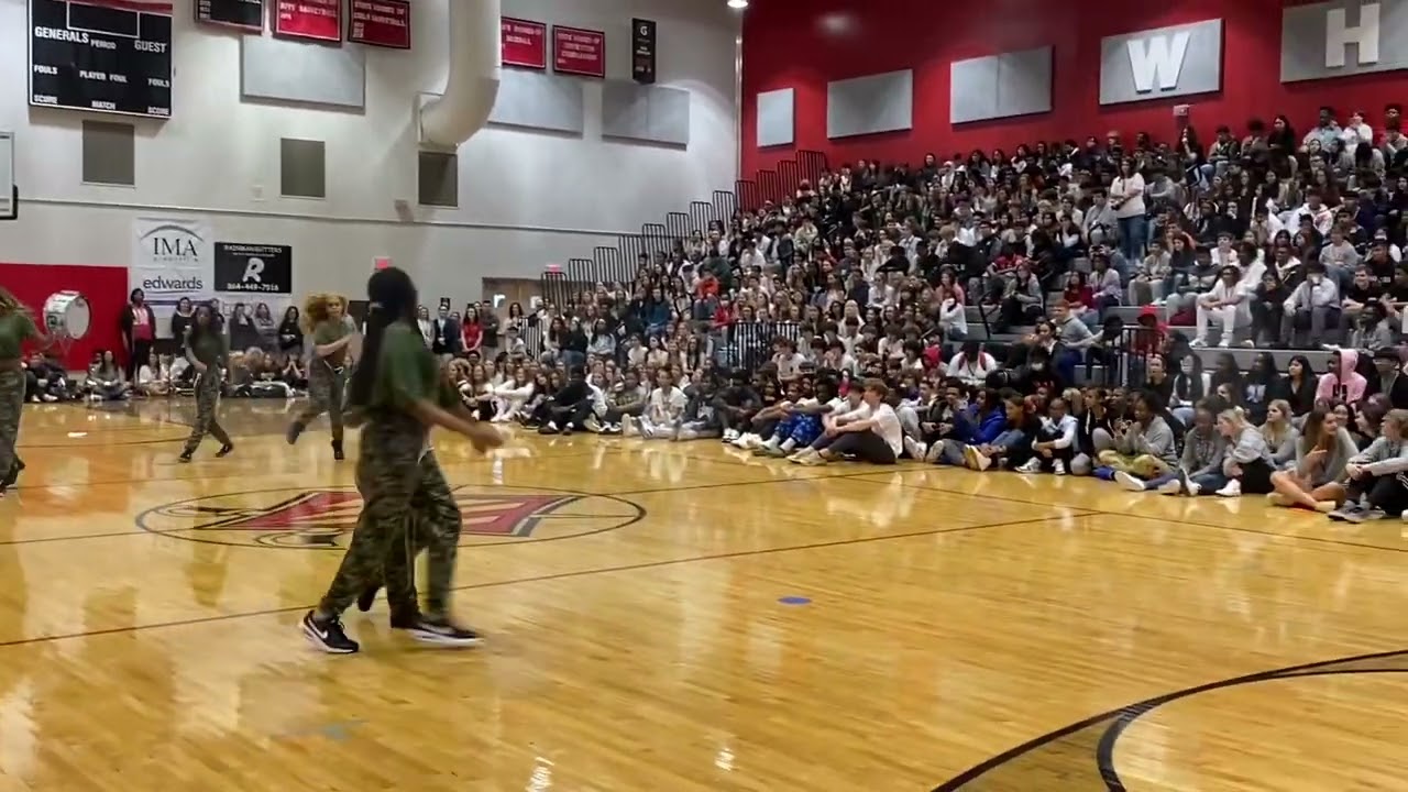 2023 Winter Sports Pep Rally—Step Team