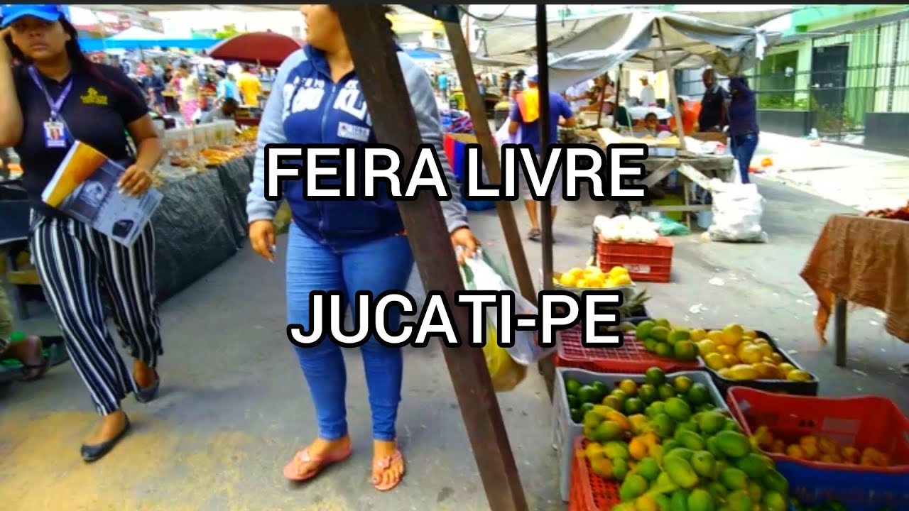FEIRA LIVRE NA CIDADE JUCATI PERNAMBUCO