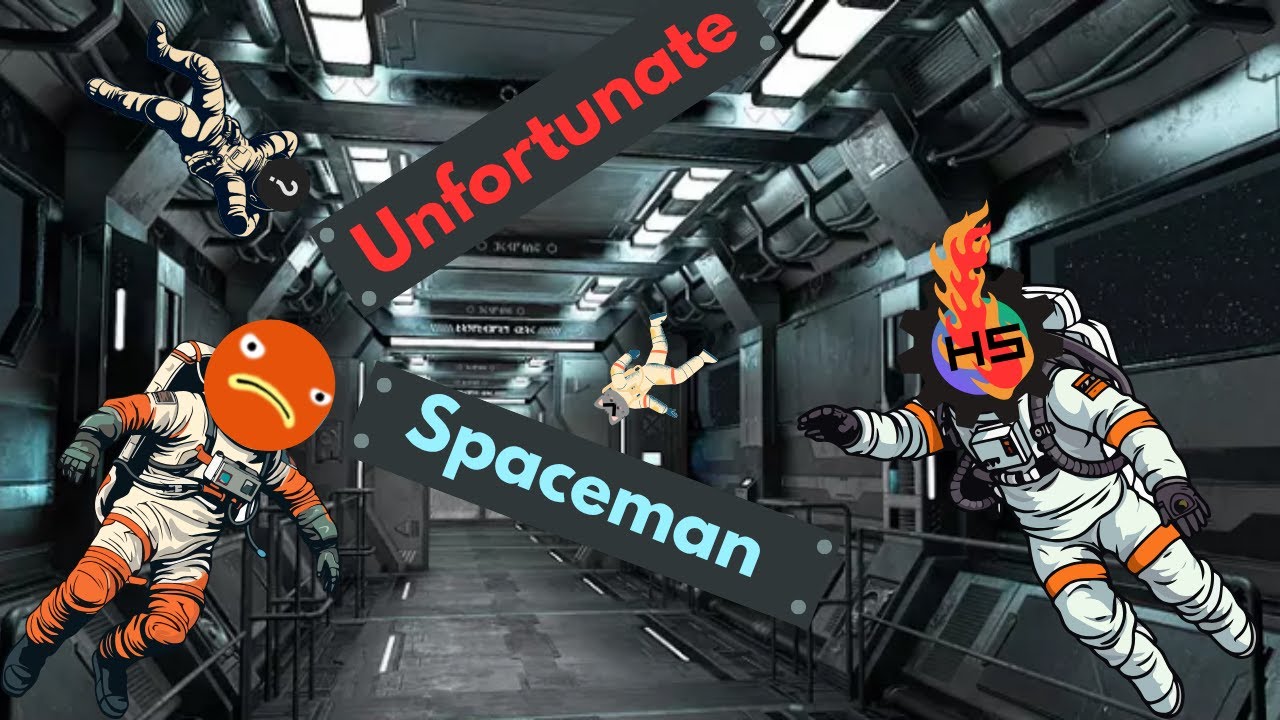 3 spacemen. one monster. which is which: unfortunate spacemen with friends