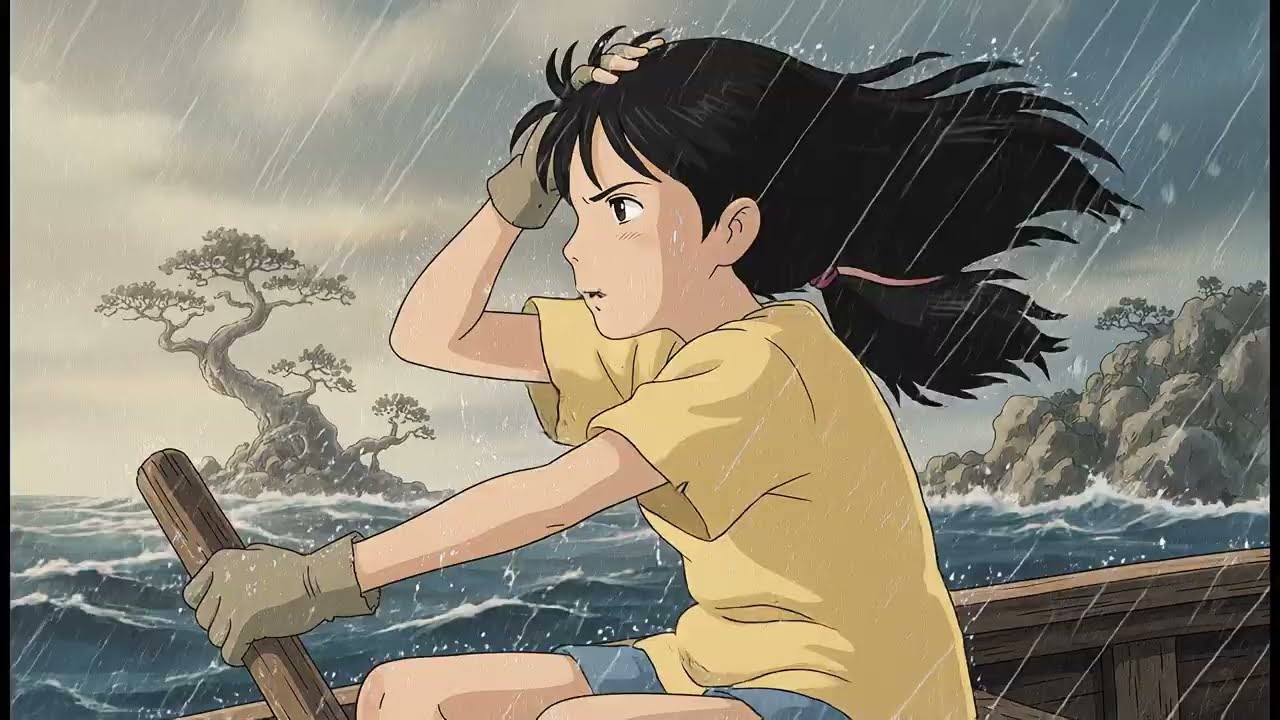 Cozy Indian Monsoon 🌧️ Mango Mania ✨ #anime #ghibli #mango #monsoon