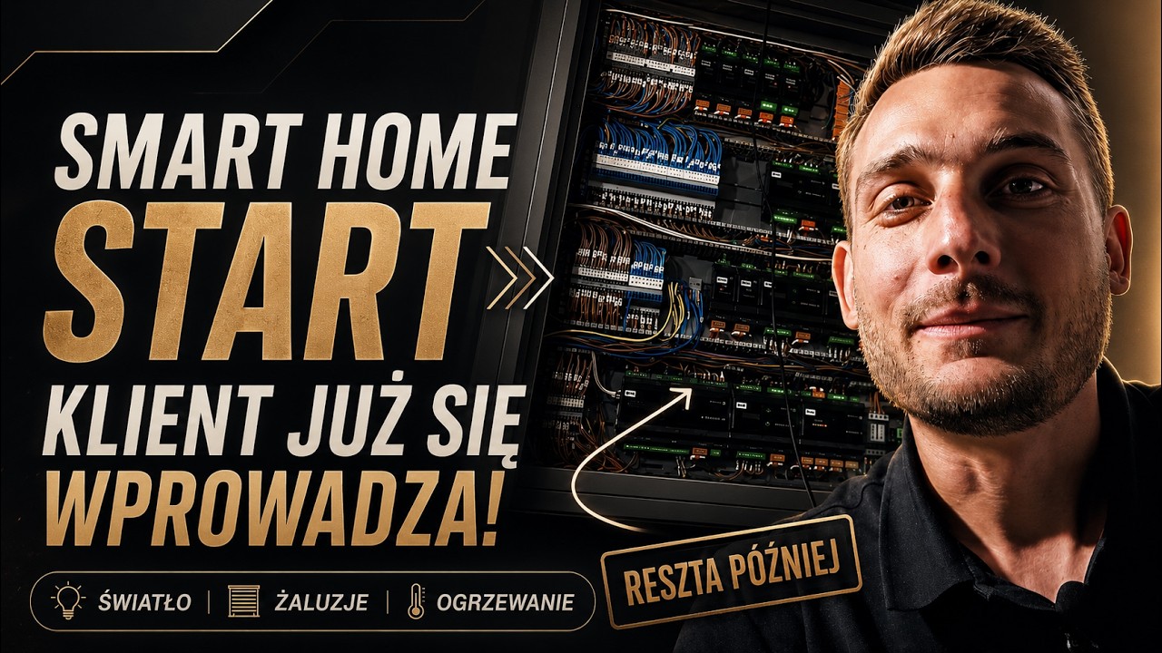 Smart Home na ostatnią chwilę? Klient już się wprowadza 😅 | Pierwsze uruchomienie instalacji