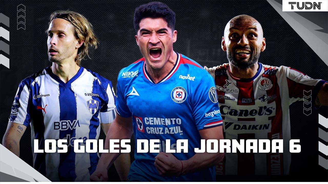 ⚽️TODOS los GOLES de la Jornada 6 de Liga MX 🇲🇽