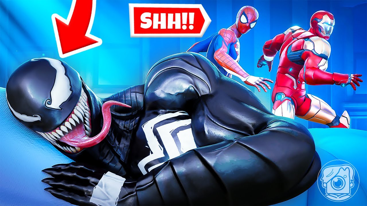 DON'T WAKE VENOM... or ELSE! (Fortnite Challenge)