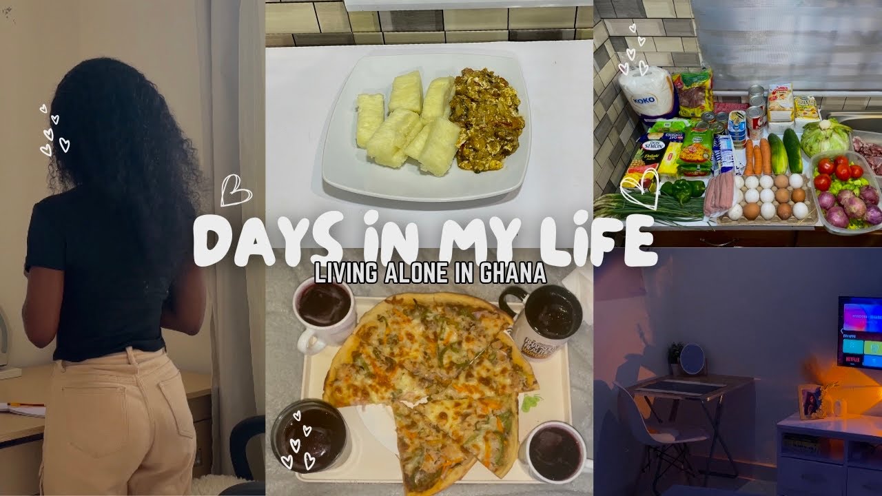 Daily Life In Ghana|cooking, grocery shopping|Living alone|Days In My Life 
