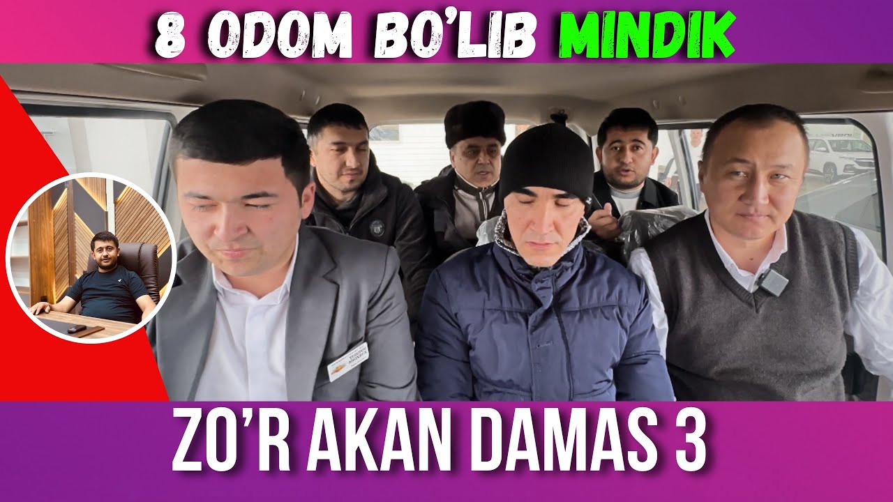 8 Odam Sig’adigan DAMAS 3 / Zo’r akan galib go’ravarasla / XORAZMATX✅