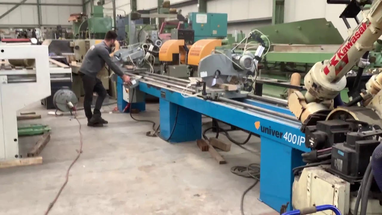 Double mitre saw Pertici Univer 400 IP, dubbele verstekzaag