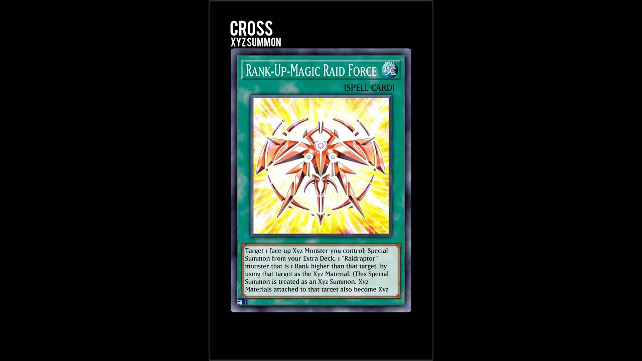 Yugioh Duel Links - Shay Cross XYZ Summon x Rank-Up-Magic Raid Force