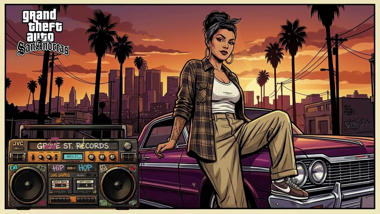 GTA San Andreas G-Funk Lofi Beats - Deep Focus for Night Driving