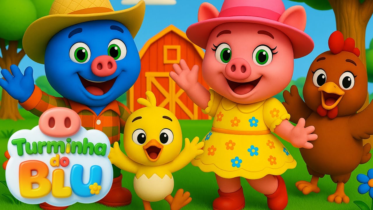 🎶 MIX das Melhores Musiquinhas da Fazendinha do Blu 🌾 Video para criancinhas - Musica infantil 