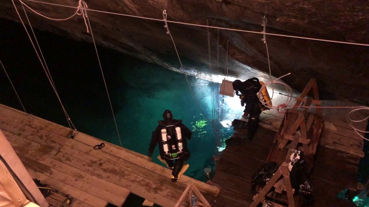 Dykning i Äventyrsgruvan Tuna-Hästberg - 7 mars 2020