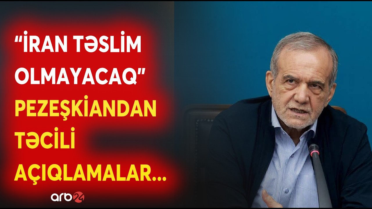 SON DƏQİQƏ! İranda HAVA LİMANI VURULDU - Pezeşkiandan ABŞ və İsrailə SƏRT MESAJ - MÜHARİBƏ ALOVLANDI