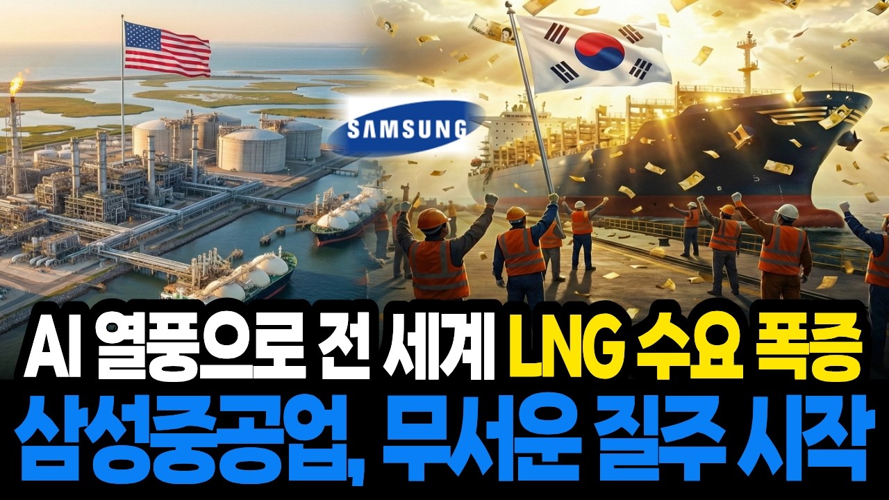 북미에서 카타르까지 LNG 7조원 잭팟! 삼성중공업 무서운 질주가 시작된다!