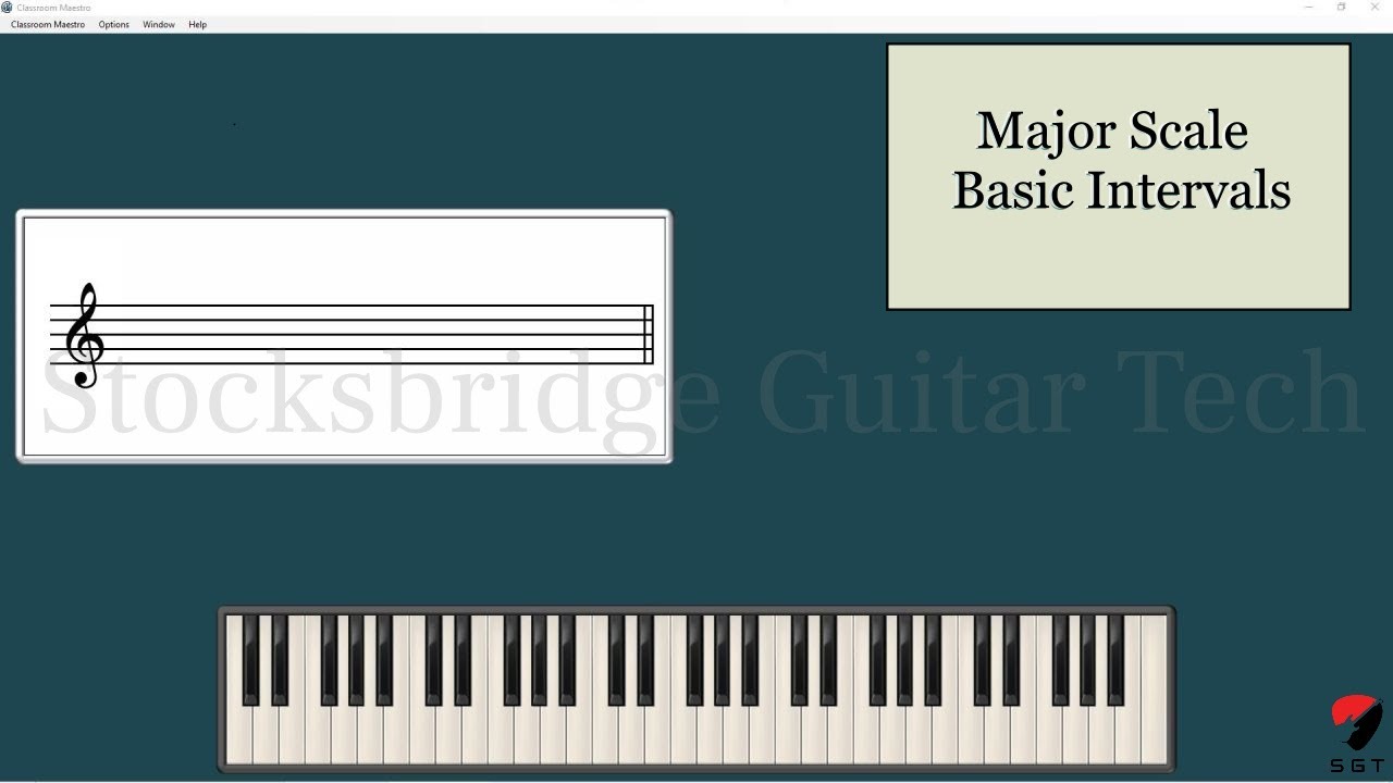 Intervals Of The Major Scale For Beginners