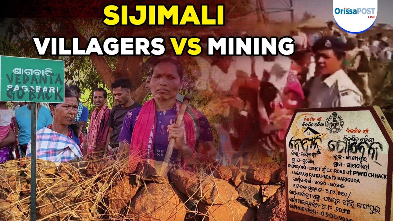 Tribal protest erupts in Rayagada district | Sijimali Mining row against