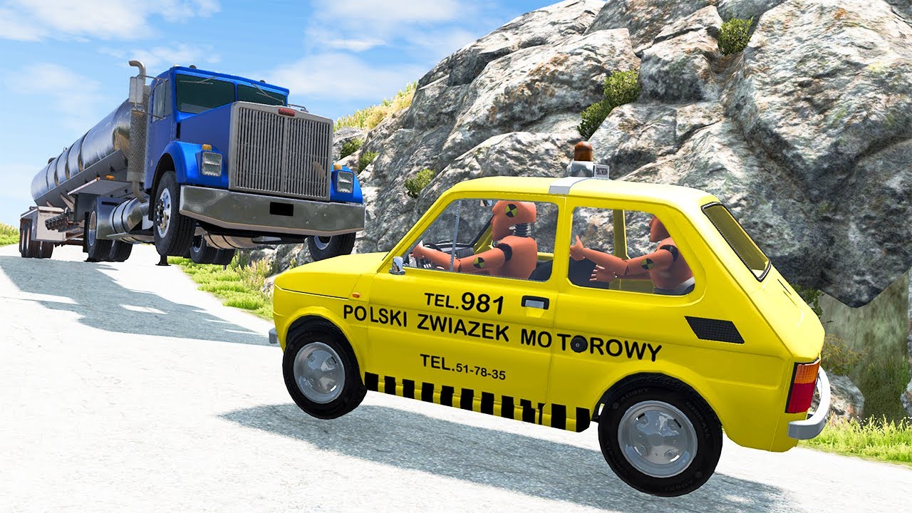 Cliff Drops #89 - BeamNG DRIVE | SmashChan