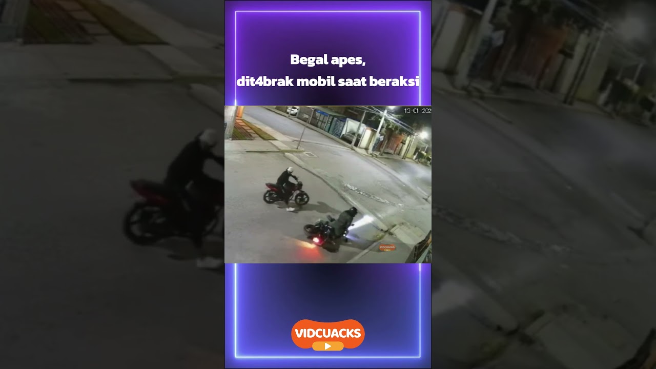 Begal apes,dit4brak mobil saat beraksi #maling   #viralnews #malingmotor